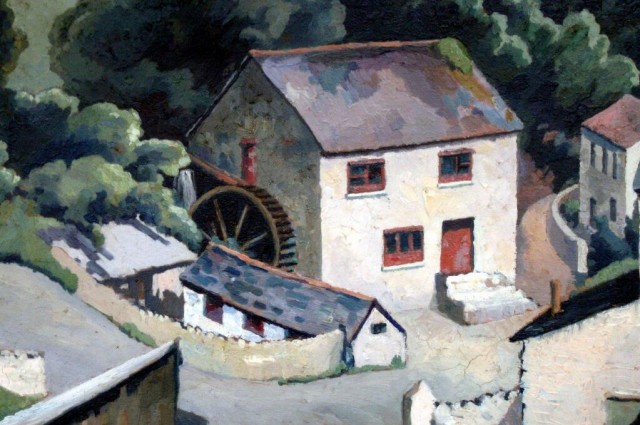Cornish Watermill by Walter Steggles 1938 Cornish Watermill by Walter Steggles 1938
